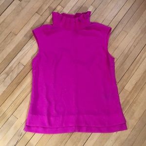 Ted Baker ruffled neck sleeveless blouse